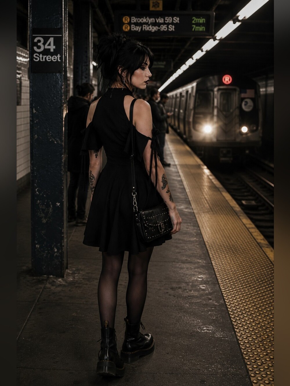 Forbidden Alchemy Moon Cutout Dress - Picture 5 of 12